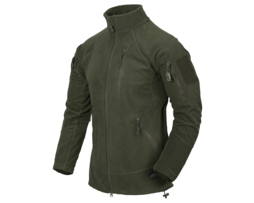 Кофта ALPHA TACTICAL Jacket - Grid Fleece - Olive Green