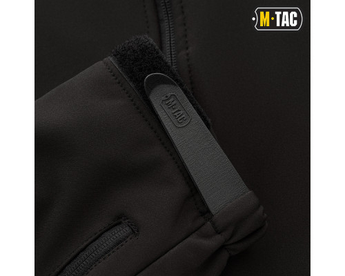 M-TAC КУРТКА SOFT SHELL С ПОДСТЕЖКОЙ BLACK