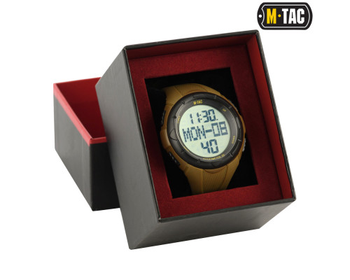 M-TAC ЧАСЫ ТАКТИЧЕСКИЕ С ШАГОМЕРОМ КОЙОТ