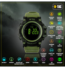 M-TAC ЧАСЫ ТАКТИЧЕСКИЕ ADVENTURE BLACK/OLIVE