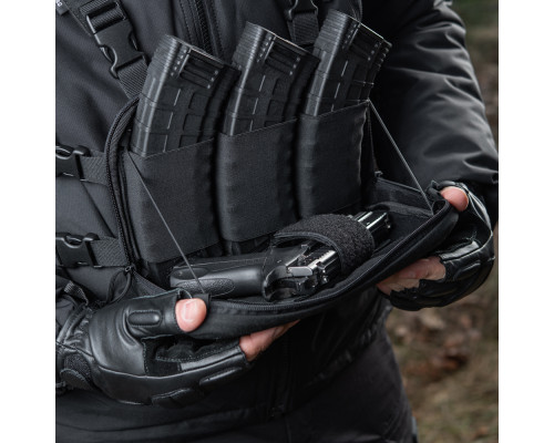 Нагрудная сумка M-TAC CHEST RIG MILITARY ELITE BLACK