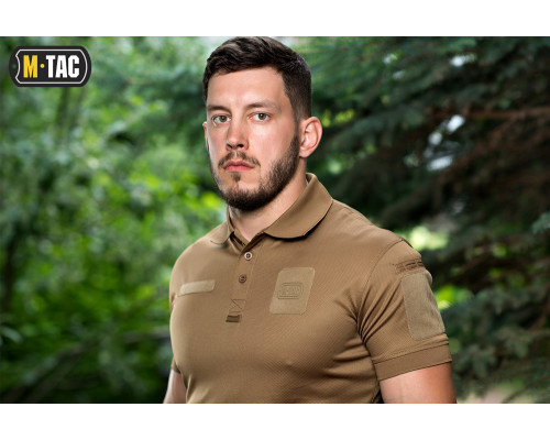 M-TAC ПОЛО ELITE TACTICAL COOLMAX COYOTE