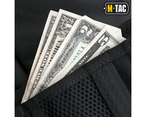 M-TAC КОШЕЛЕК С ЛИПУЧКОЙ ELITE BLACK