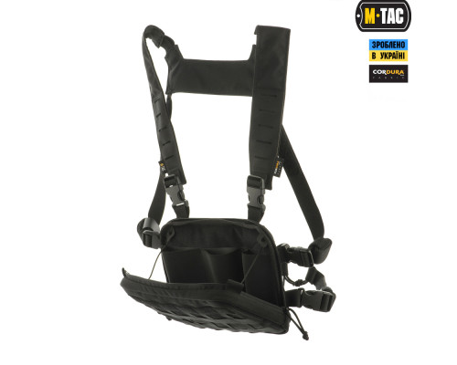 Нагрудная сумка M-TAC CHEST RIG MILITARY ELITE BLACK