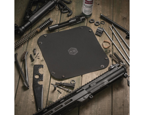 M-TAC ЛОТОК ДЛЯ ОБСЛУЖИВАНИЯ ОРУЖИЯ В ПОЛЕВЫХ УСЛОВИЯХ 24Х24 СМ BLACK