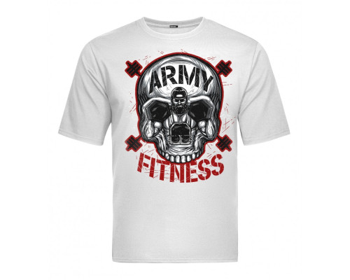 Футболка V-TAC - Army Fitness White