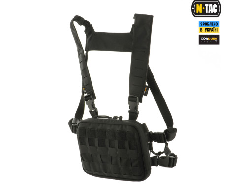 Нагрудная сумка M-TAC CHEST RIG MILITARY ELITE BLACK
