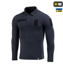 M-TAC ПОЛО ТАКТИЧЕСКОЕ ДЛИННЫЙ РУКАВ 65/35 DARK NAVY BLUE