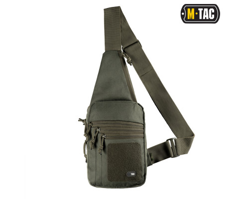 M-TAC СУМКА-КОБУРА НАПЛЕЧНАЯ С ЛИПУЧКОЙ OLIVE