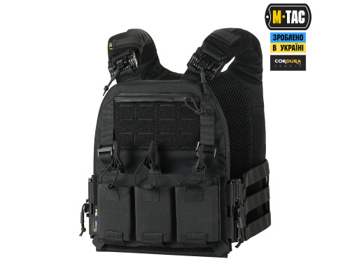 M-TAC ПЛИТОНОСКА CUIRASS FAST QRS BLACK