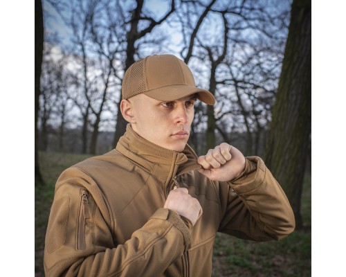 M-TAC БЕЙСБОЛКА С СЕТКОЙ FLEX РИП-СТОП COYOTE BROWN