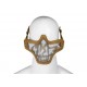 Защитная маска Invader Gear Steel Half Face Mask Death Head TAN