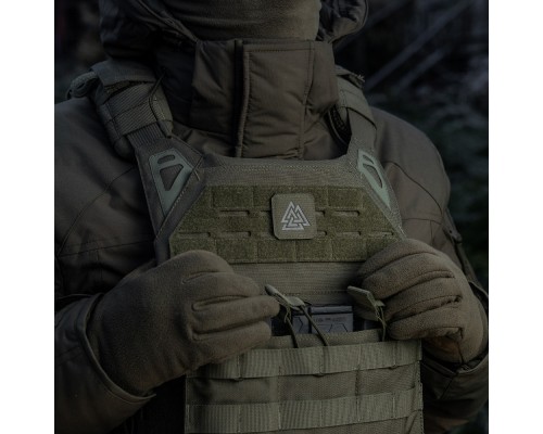 M-TAC НАШИВКА ВАЛЬКНУТ LASER CUT RANGER GREEN/BLACK