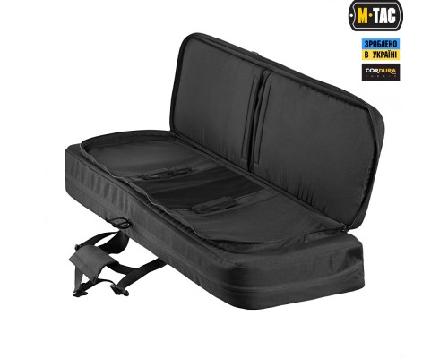M-TAC ЧЕХОЛ ДЛЯ ОРУЖИЯ ELITE 100 СМ. (2 ОТДЕЛЕНИЯ) С ЛЯМКАМИ BLACK