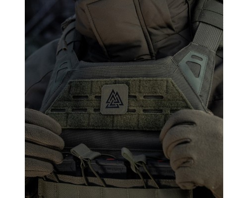 M-TAC НАШИВКА ВАЛЬКНУТ LASER CUT RANGER GREEN/BLACK