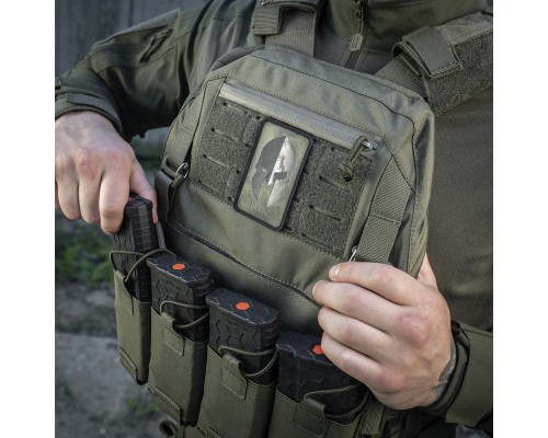 M-TAC НАШИВКА SPARTAN HELMET RANGER GREEN/BLACK