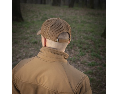 M-TAC БЕЙСБОЛКА С СЕТКОЙ FLEX РИП-СТОП COYOTE BROWN