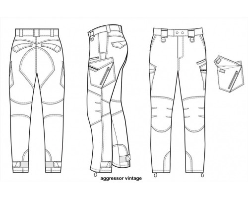 M-TAC БРЮКИ AGGRESSOR VINTAGE BLACK