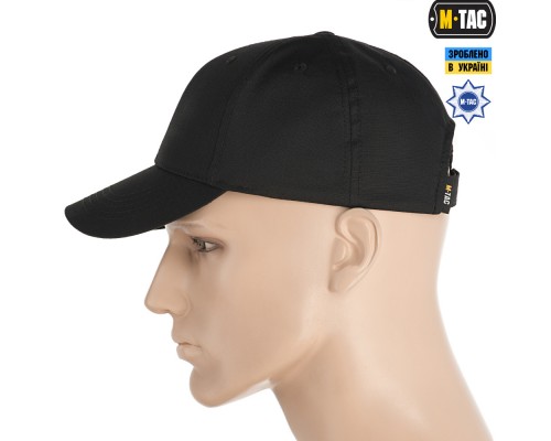 M-TAC БЕЙСБОЛКА ELITE FLEX РИП-СТОП BLACK