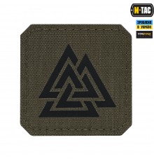 M-TAC НАШИВКА ВАЛЬКНУТ LASER CUT RANGER GREEN/BLACK