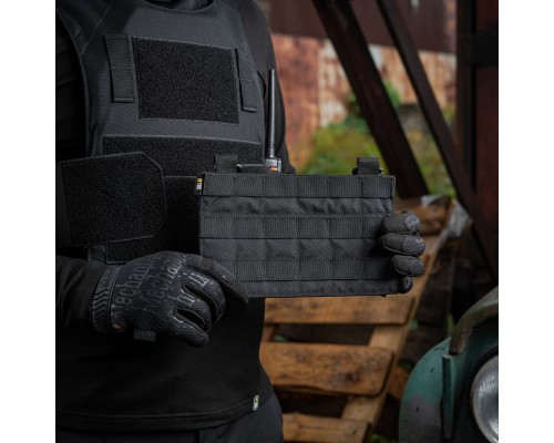 M-TAC ПЕРЕДНЯЯ ПАНЕЛЬ ДЛЯ ПЛИТОНОСКИ CUIRASS QRS BLACK