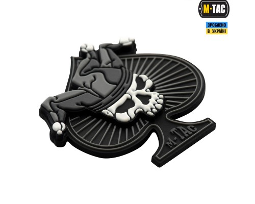 M-TAC НАШИВКА ACE OF SPADES 3D ПВХ ЧЕРНЫЙ/БЕЛЫЙ