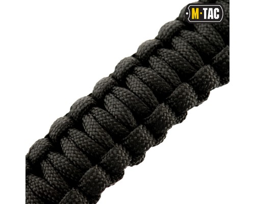 M-TAC БРАСЛЕТ ПАРАКОРД С ИСКРОВЫСЕКАТЕЛЕМ, КОМПАСОМ И СВИСТКОМ BLACK