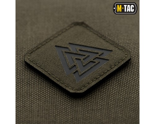 M-TAC НАШИВКА ВАЛЬКНУТ LASER CUT RANGER GREEN/BLACK