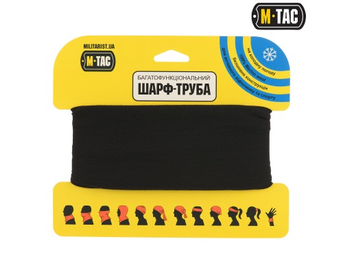 M-TAC ШАРФ-ТРУБА MERINO WOOL BLACK