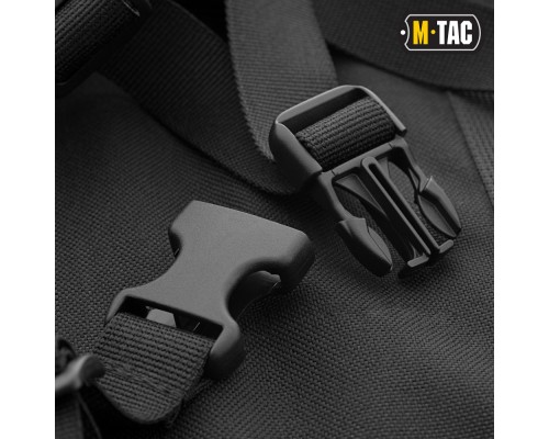 M-TAC ЧЕХОЛ ДЛЯ ОРУЖИЯ ELITE 100 СМ. (2 ОТДЕЛЕНИЯ) С ЛЯМКАМИ BLACK