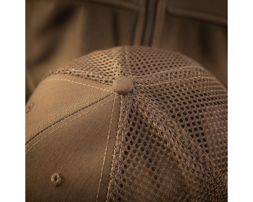 M-TAC БЕЙСБОЛКА С СЕТКОЙ FLEX РИП-СТОП COYOTE BROWN