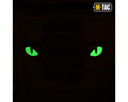 M-TAC НАШИВКА TIGER EYES LASER CUT (ПАРА) RANGER GREEN