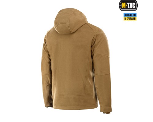 M-TAC КОФТА RIDER WINDBLOCK FLEECE DARK COYOTE
