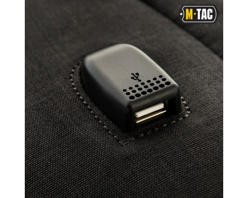 M-TAC РЮКЗАК URBAN LINE ANTI THEFT SHELL PACK DARK GREY/BLACK