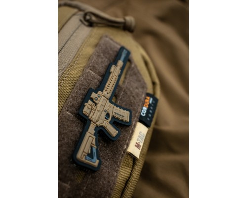 M-TAC НАШИВКА AR-15 3D ПВХ КОЙОТ