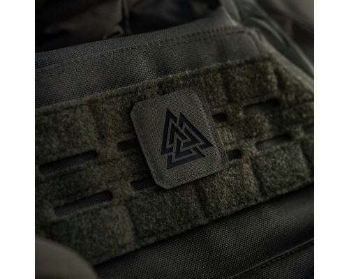 M-TAC НАШИВКА ВАЛЬКНУТ LASER CUT RANGER GREEN/BLACK