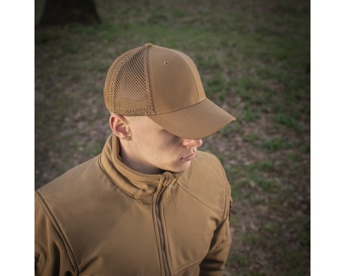 M-TAC БЕЙСБОЛКА С СЕТКОЙ FLEX РИП-СТОП COYOTE BROWN