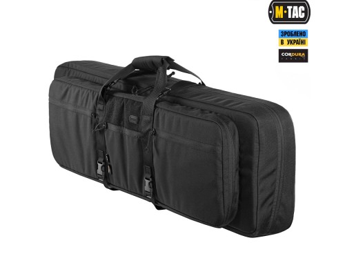 M-TAC ЧЕХОЛ ДЛЯ ОРУЖИЯ ELITE 100 СМ. (2 ОТДЕЛЕНИЯ) С ЛЯМКАМИ BLACK