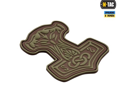 M-TAC НАШИВКА МОЛОТ ТОРА ПВХ КОЙОТ