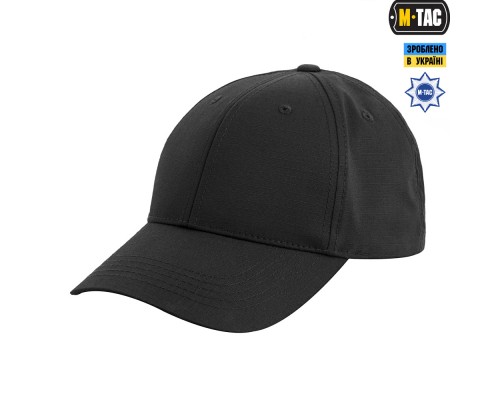 M-TAC БЕЙСБОЛКА ELITE FLEX РИП-СТОП BLACK