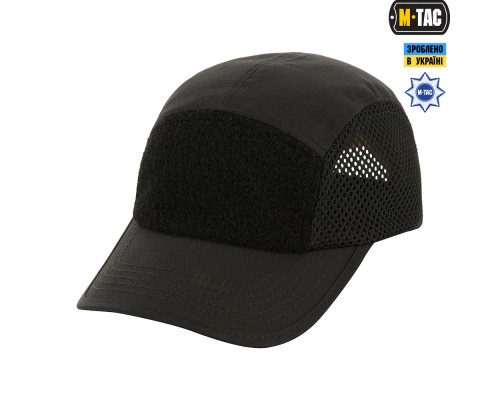 M-TAC БЕЙСБОЛКА ТАКТИЧЕСКАЯ 5-ПАНЕЛЬНАЯ С СЕТКОЙ SPECIAL LINE BLACK