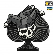 M-TAC НАШИВКА ACE OF SPADES 3D ПВХ ЧЕРНЫЙ/БЕЛЫЙ