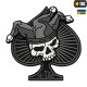 M-TAC НАШИВКА ACE OF SPADES 3D ПВХ ЧЕРНЫЙ/БЕЛЫЙ
