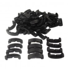 Index Clips 60pcs Black