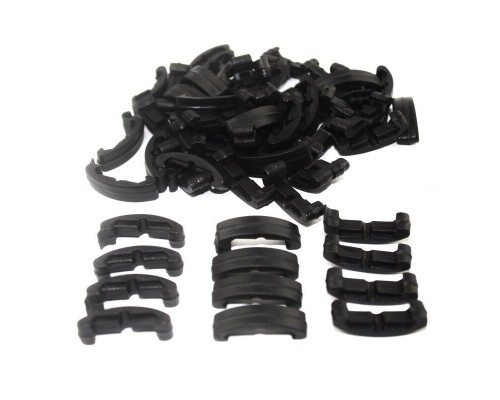 Index Clips 60pcs Black