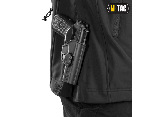 M-TAC КУРТКА SOFT SHELL POLICE BLACK