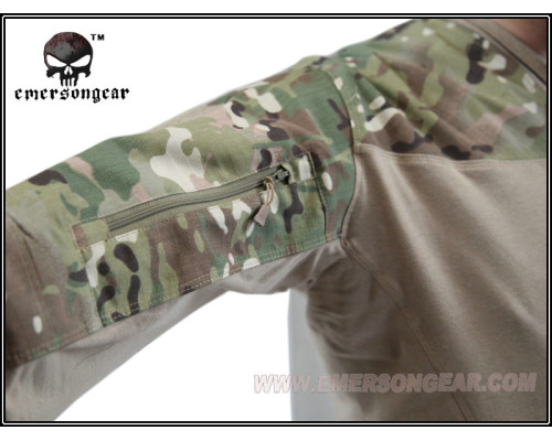 Тактическая рубашка EmersonGear Arc Style LEAF Talos LT Halfshell Multicam