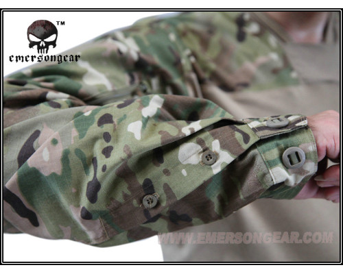 Тактическая рубашка EmersonGear Arc Style LEAF Talos LT Halfshell Multicam