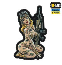 M-TAC НАШИВКА TACTICAL GIRL №5 PVC HOOLIGAN
