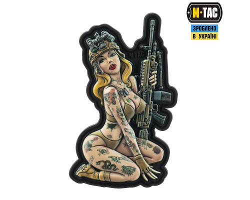 M-TAC НАШИВКА TACTICAL GIRL №5 PVC HOOLIGAN